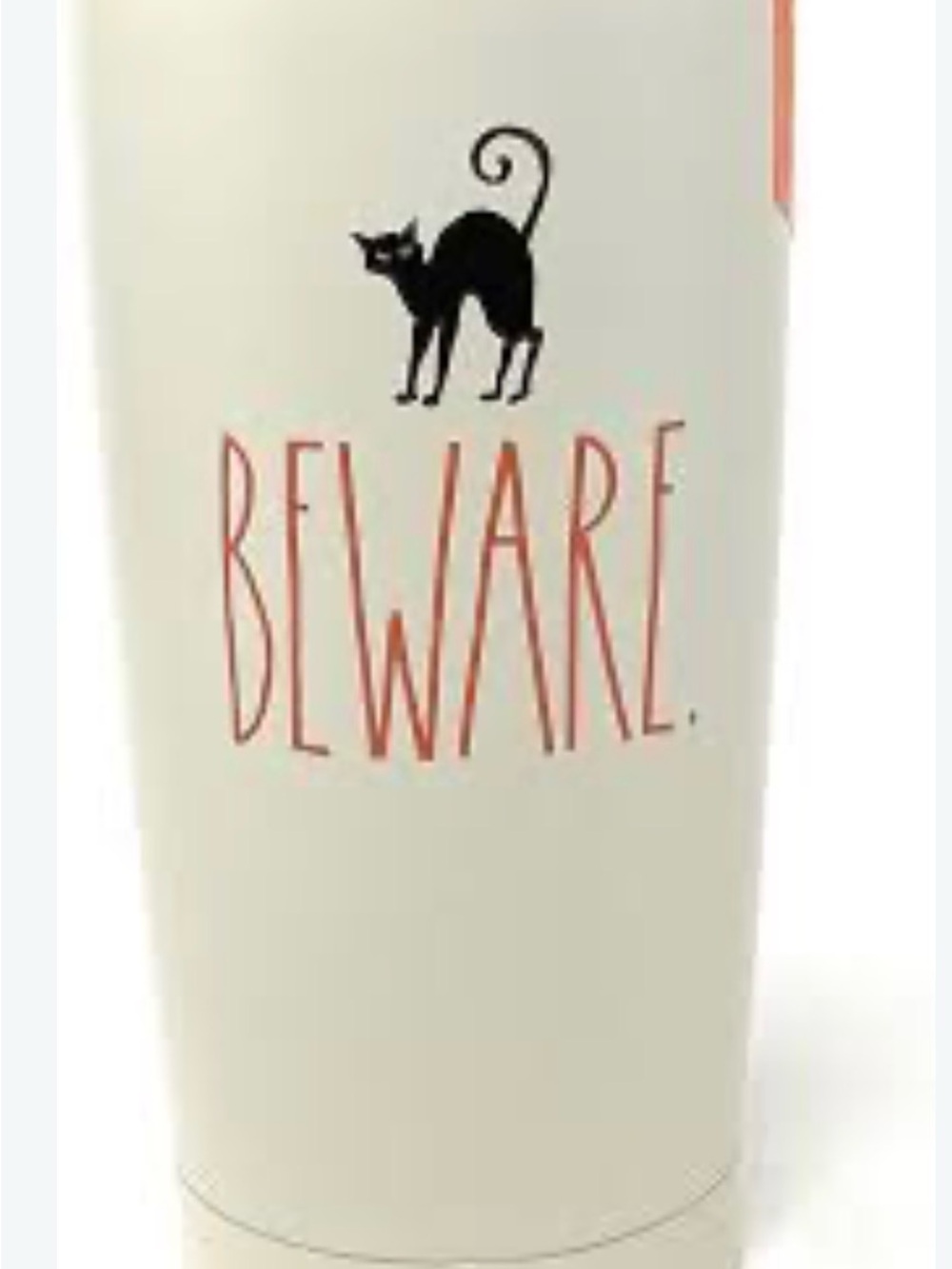 NWT Rae Dunn BEWARE Cat Travel Tumbler